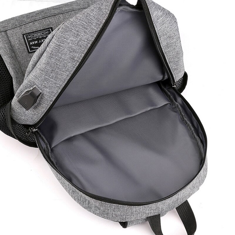 Laamei Anti-vol sacs hommes ordinateur portable sac à dos voyage sac à dos grande capacité affaires cartables USB Charge collège sacs à bandoulière