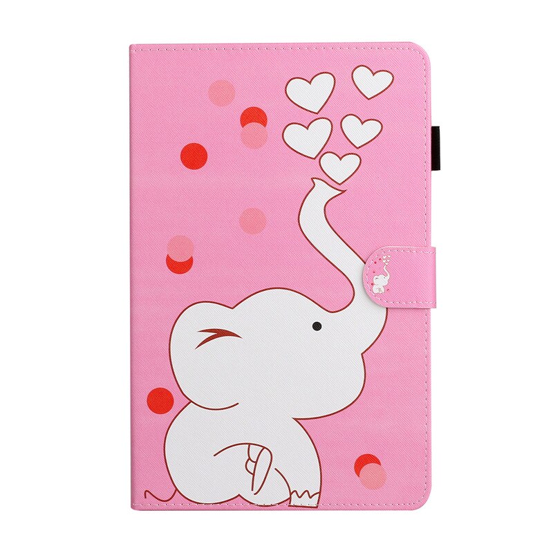 Capa para samsung galaxy tab um 10.1 SM-T510 SM-T515 bonito gato unicórnio veado tablet capa funda para samsung galaxy tab um 10 1 2019: elephant