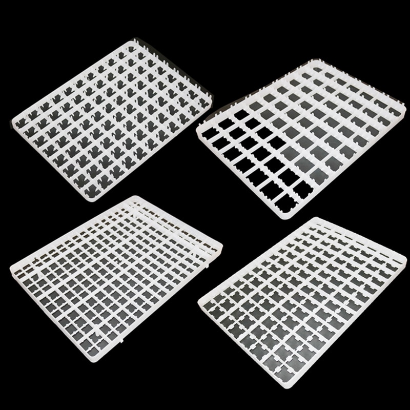 4 Pcs Incubator Egg Tray Chicken Duck Bird Ppigeon Egg Trays Hatching Plastic Tray Farm Animal Cages Accessories 4 Sizes