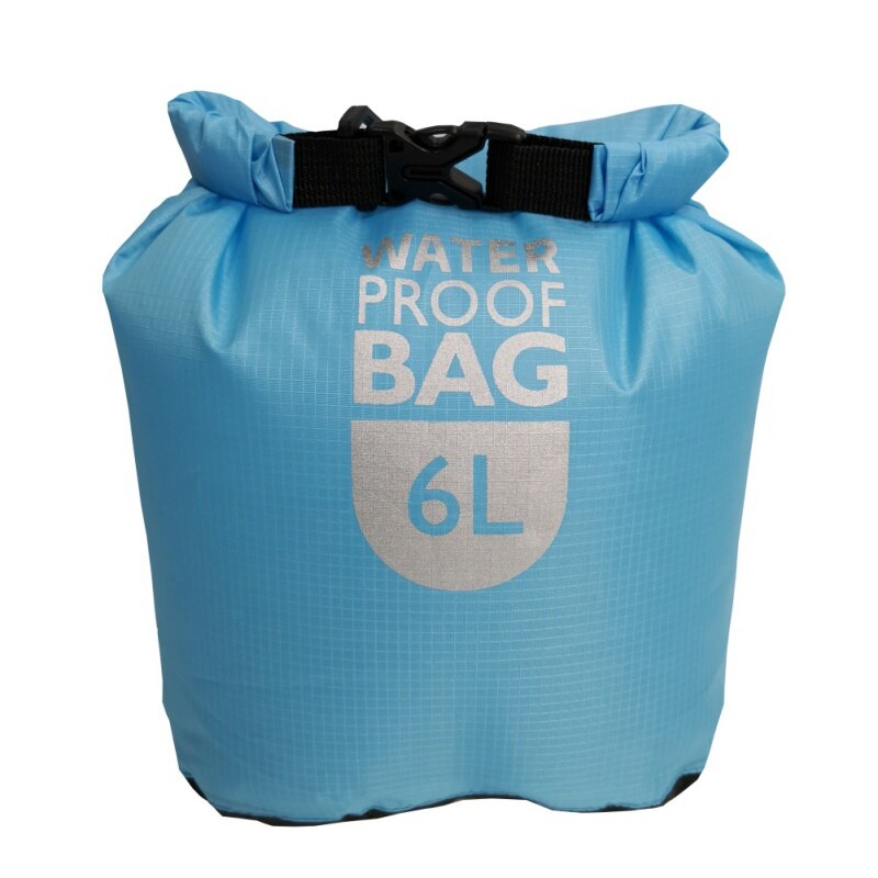 1pc worek wodoszczelny Dry Bag pakiet pływanie spływ kajakowy torby Trekking pływający żeglarstwo kajakarstwo żeglarstwo odporność na wodę suche worki: Blue 6L