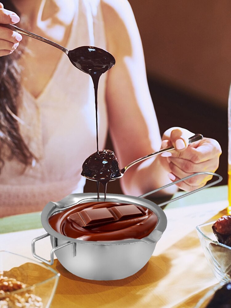 1 Set Double Boiler Pot Wax Candy Chocolate Melting Pot Boiling Water Pot Chocolate Melting Pot Candy Melting Pot