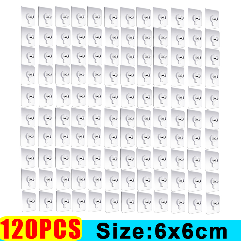 Ganchos adhesivos fuertes, soporte para marco de fotos, póster, reloj, sin ganchos de perforación, hogar, cocina, baño, colgador impermeable, ganchos de tornillo