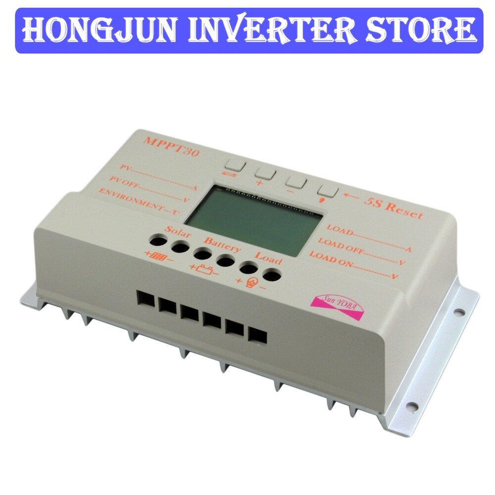 PWM Factory Direct 30a12v/24V Solar Controller Intelligent Charger Solar Street Lamp Controller