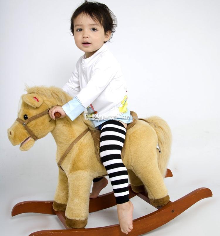kids Cotton Leg Warmer Baby Boys Girls Black White Wided Striped Socks Arm Warmers striped Leggings cheapest price 10pairs