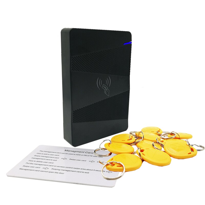 Cerradura de puerta Rfid EM impermeable, sistema de Control de acceso al aire libre, 125Khz: H2D-Yellow Keyfobs