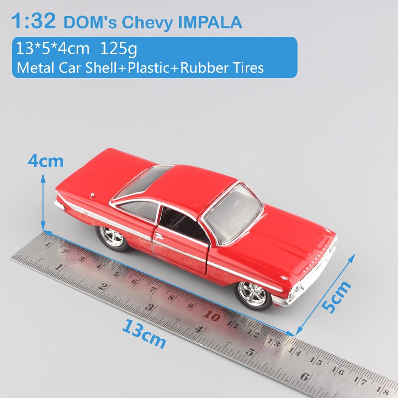 1:32 Bilancia Jada Plymouth Chevy Belair Camaro Dodge Charger ford mustang Pontiac Nissan GTR Giocattoli pressofusi e veicoli modello di auto giocattolo