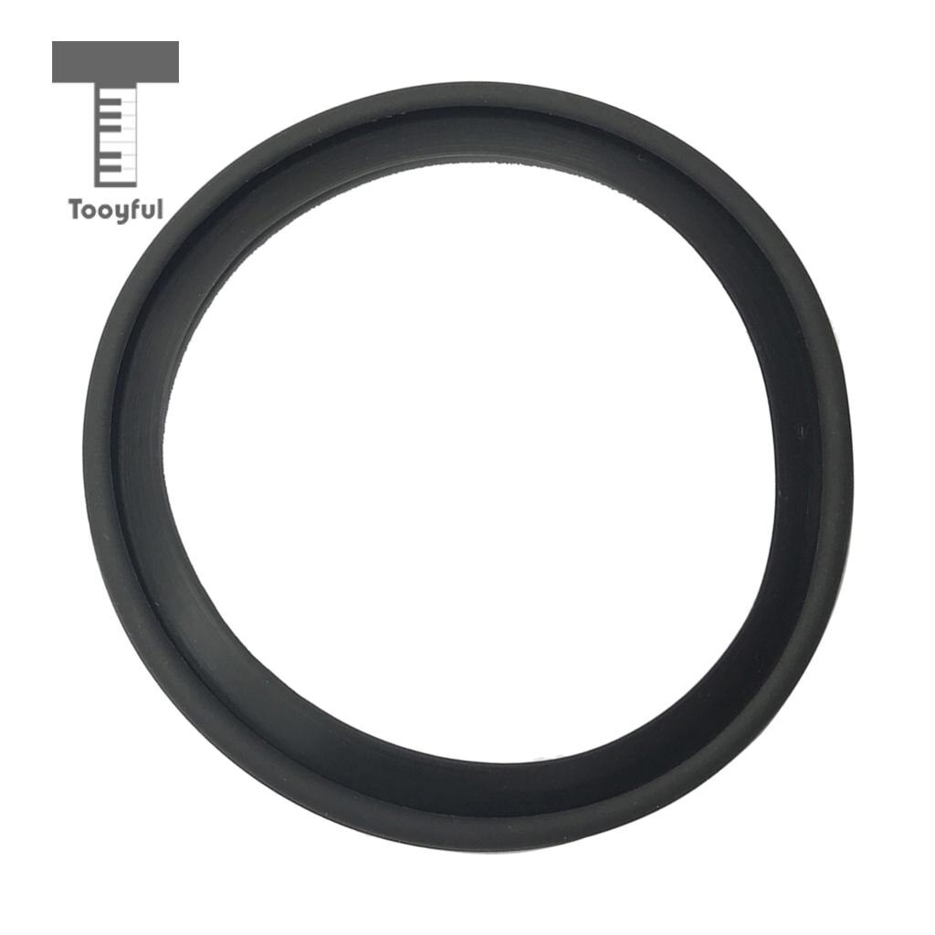 Tooyful zwarte siliconen sopraansaxofoon ring demper beschermer voor saxofoonliefhebbers