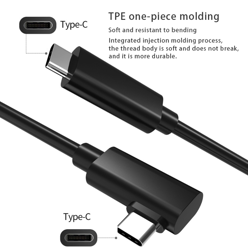 Link Cable for oculus Quest 2 Usb 3.2 Gen 1 Symmetrical and Reversible 5gbps