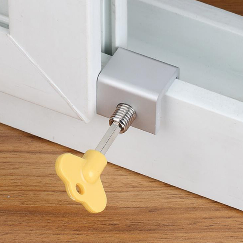 Sliding Sash Stopper Cabinet Locks Door And Window Lock Limiter Window Lock Translation Screen Lock Child Window Security Lock