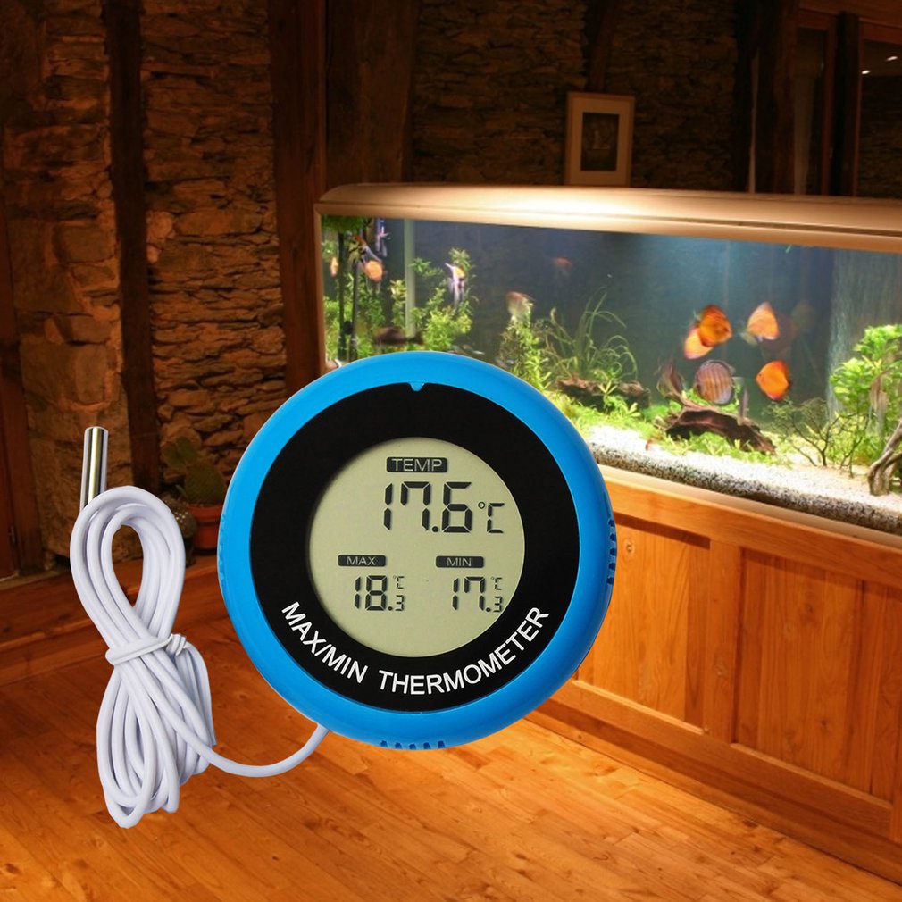 High Accuracy Digital Thermometer Waterproof Aquarium Thermometer Digital Display Sucker Electronic Thermometer