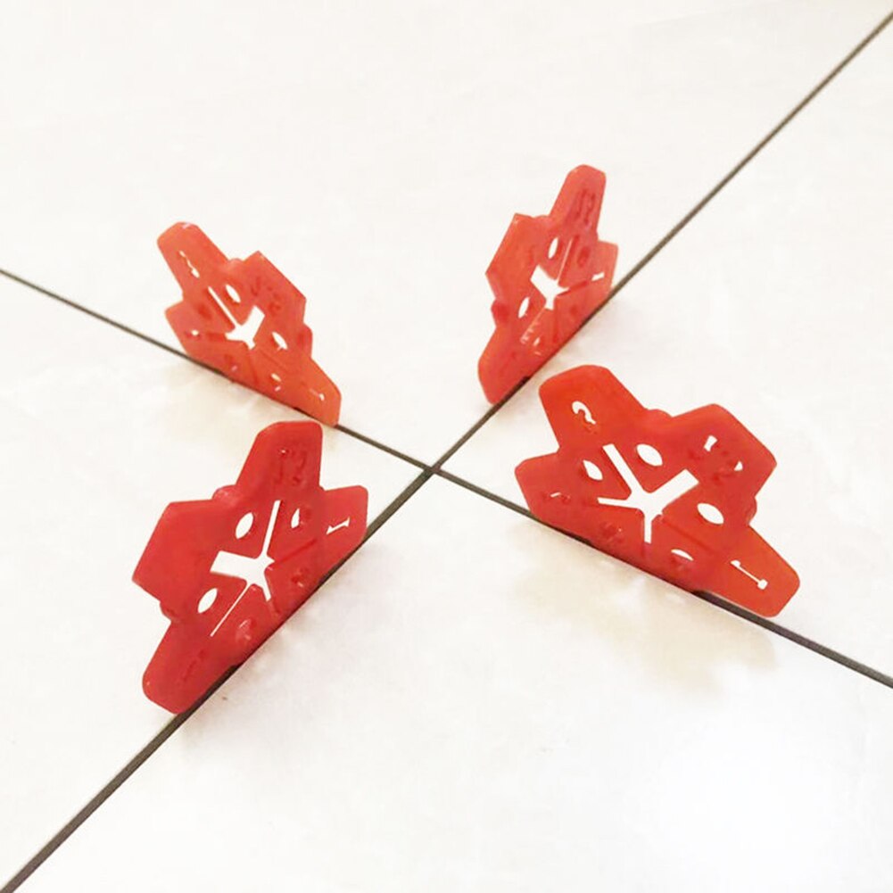 Espaceur de carreaux en plastique et céramique, localisateur de fente croisé avec 5 spécifications, outil de Construction réutilisable pour le nivellement du sol, 50 pièces,