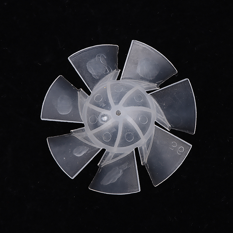 Transparent Plastic Fan Blades Hair Dryer Universal High-power Motor Fan 7 Blades Fan Blade Replacement 35mm/42mm/50mm/65mm