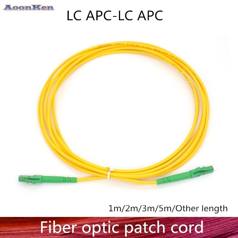 LC/APC-LC/APC Fiber Optic Patch Cord Cable LC-LC 1/3/5/10/20/30M Jumper Single Mode Simplex 2.0mm Fiber Optical Parch Cord