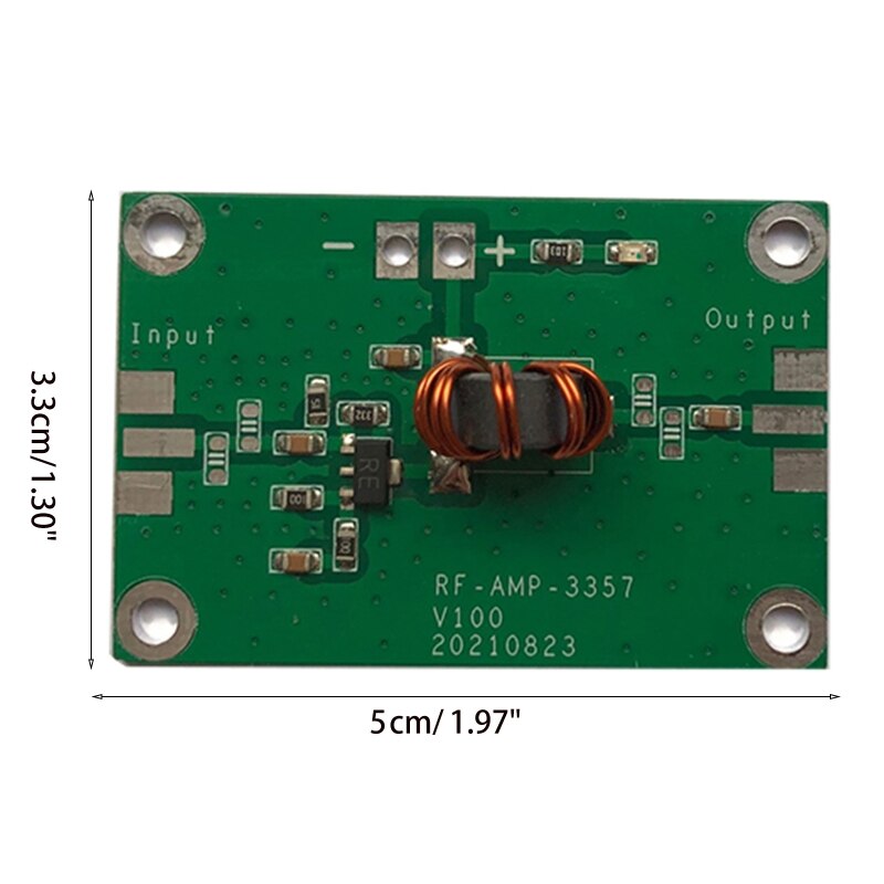 3-100Mhz 20DB 20Dbm Hoge Frequentie Vhf Lage Eindversterker Eindversterker Module Digitale Power Amplified D5QC