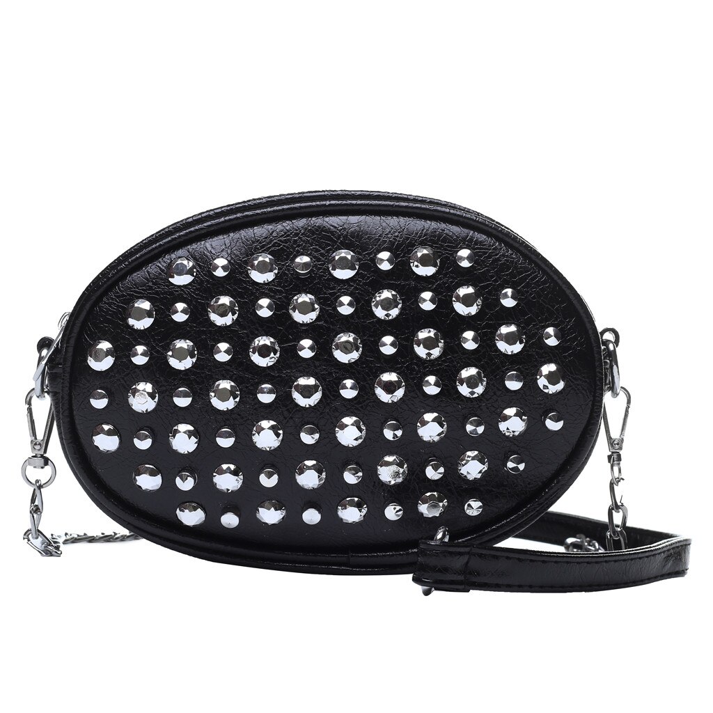 Crossbody-tasche Für Frauen Messemger Taschen Pu Leder Schulter Tasche Berühmte Dame Niet Kleine Geldbörse Handtasche Torebka