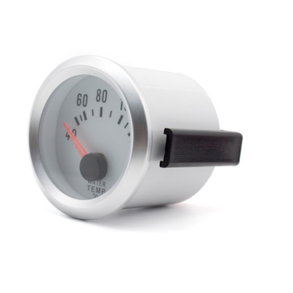Auto Water Temp Gauge 2 ''52Mm 40-120 Graden C Water Temp Gauge Blauwe Led Met Sensor zwart Of Wit Shell