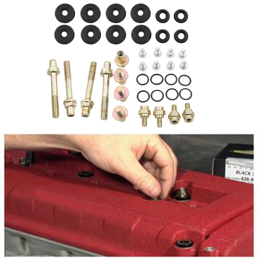 Replacement Engine Valve Cover Bolts Support Rod Low-Profile Washer Practical