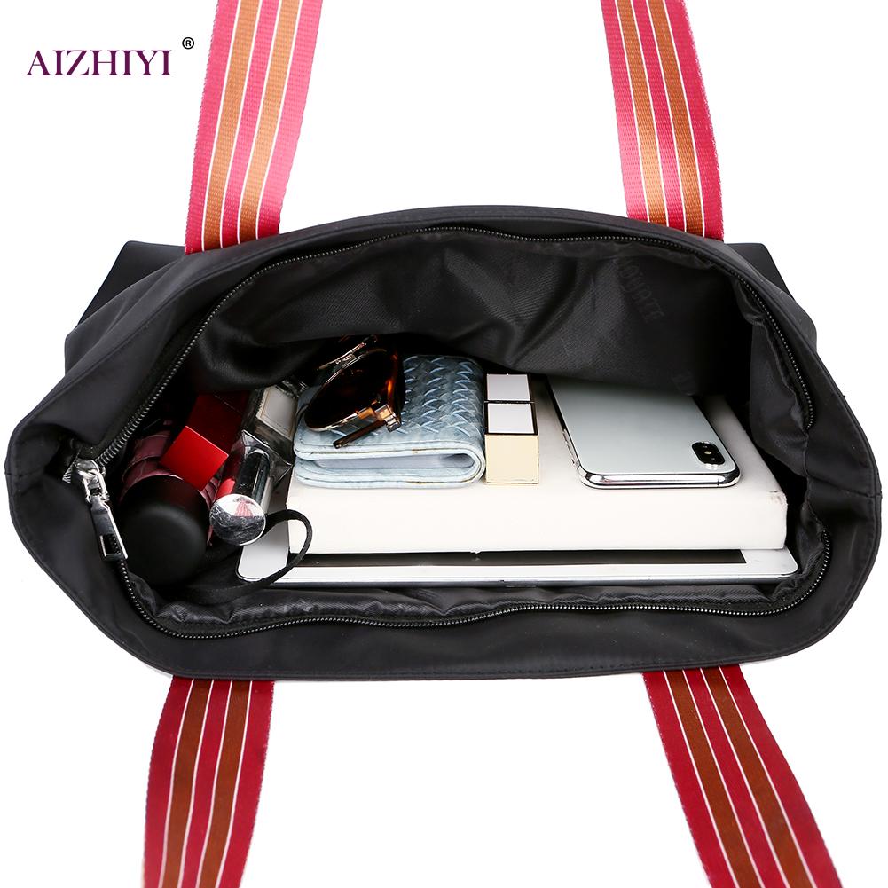 Nylon Wasserdichte Handtasche Frauen Große Kapazität Schulter Tasche Mommy Tasche lässig Täglichen Reise Einkaufen Totes Handtasche