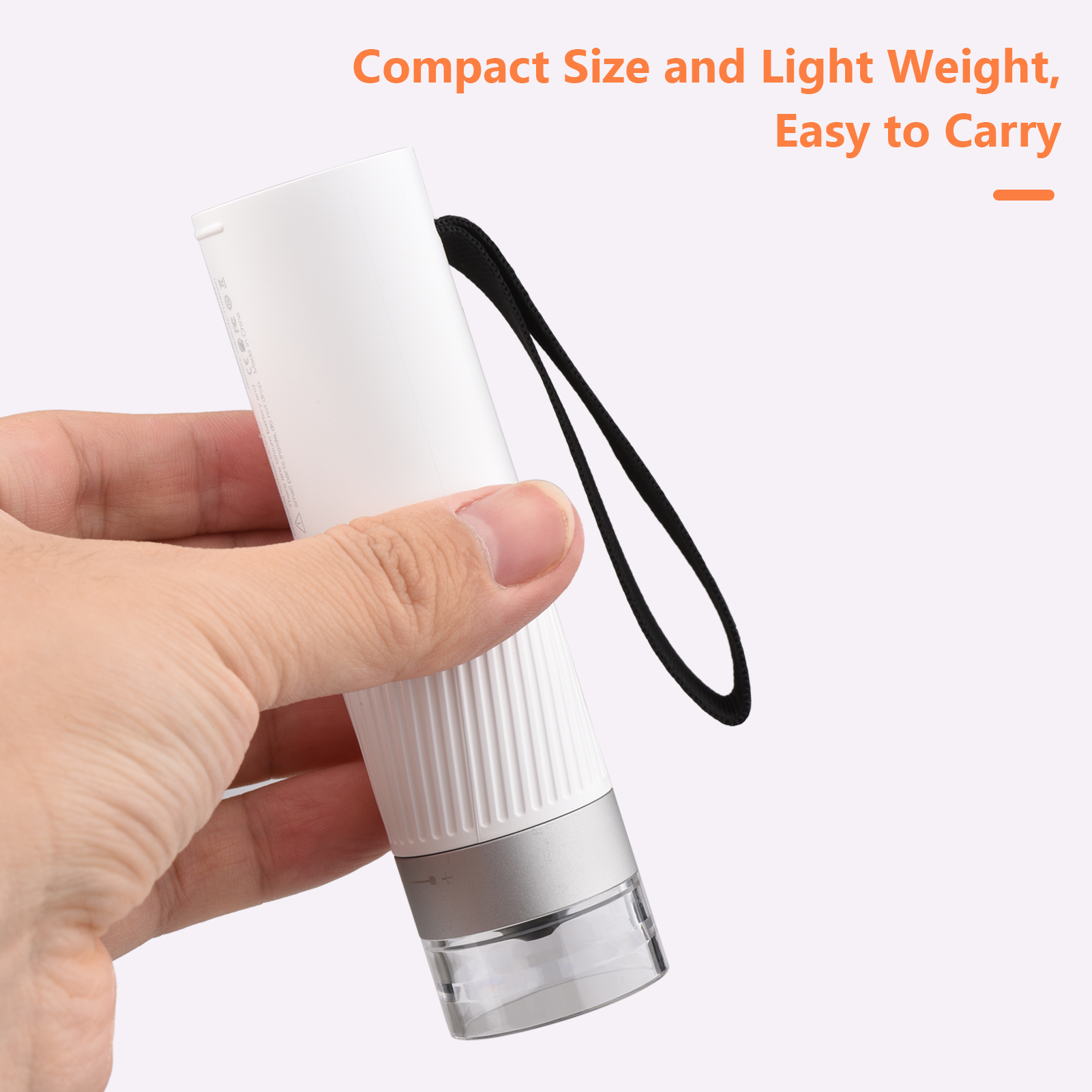 1000X WiFi Electronic Microscope Handheld Digital Magnifier with 8PCS Lamp Beads for Smartphone Laptop Insect Plant Observation