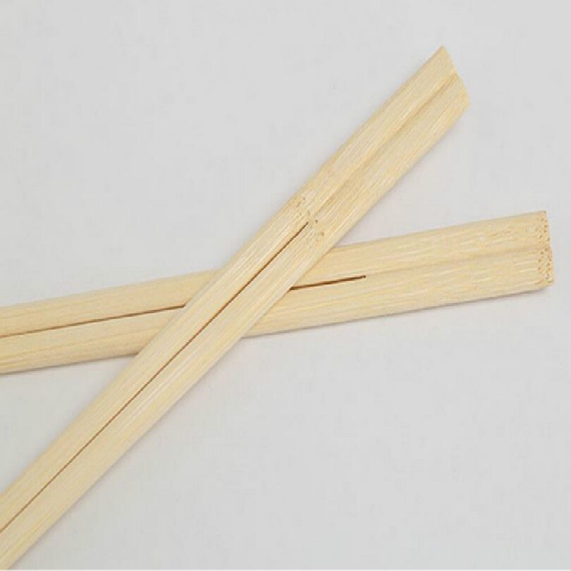 L 20cm sikkerhed og sundhed engangs spisepinde bambus engangs spisepinde udendørs camping spisepinde 50 par/parti