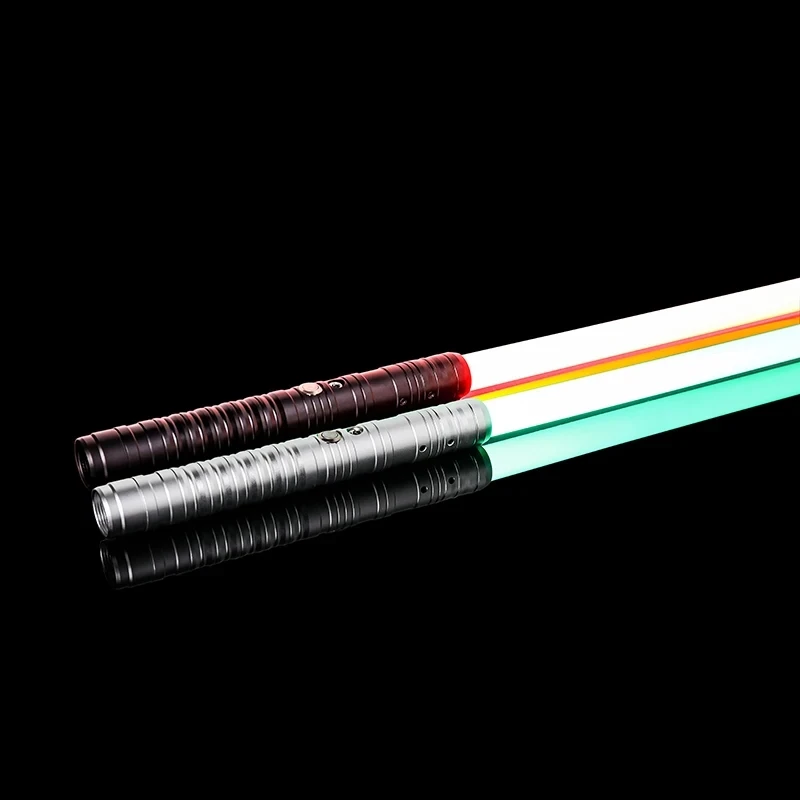 Metal Handle Lightsaber - RGB 16-Color - FX Dueling - Rechargeable Lithium Battery