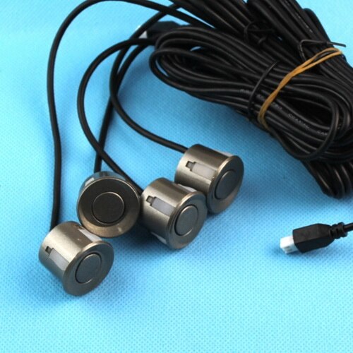 For Toyota Land Cruiser Prado 2700/4000 Car Parking Sensors Rearview Camera Auto Alarm Sensor Reverse Parking System: gray