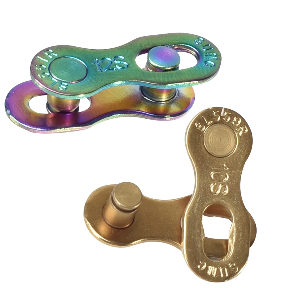 2 Pairs Bike Chain Magic Master Missing Link 6/7/8s 9/10/11/12s Chain Link Connector Bike Quick Magic Buckle Button Master Links