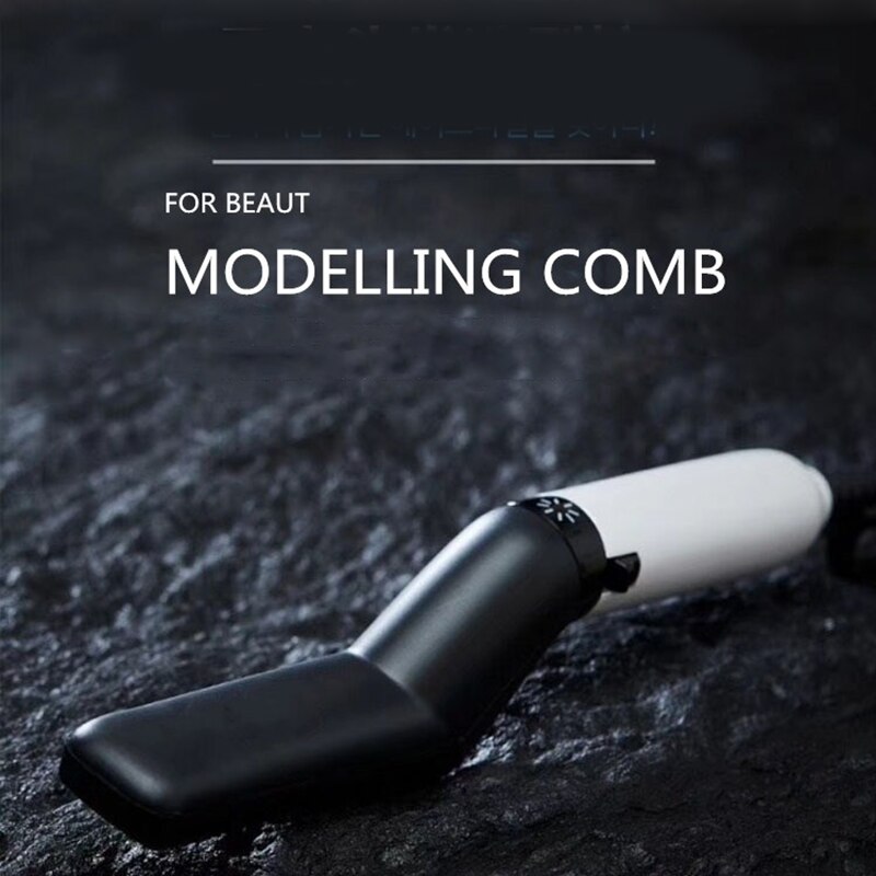 Multi-functional Styling Comb Hair Comb Straight Hair Beard Comb Shape Fluffy Electric Beard Straightening Comb Quick Hair Style