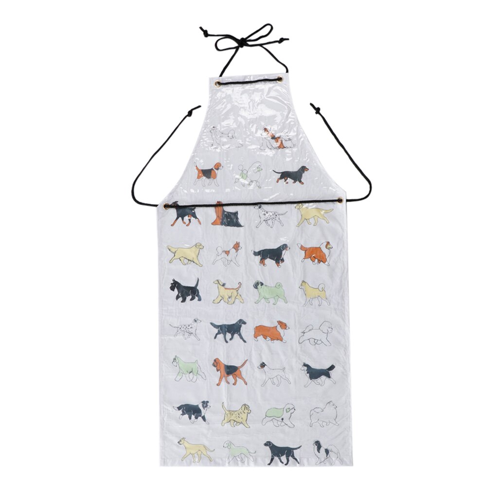 Dog Pet Grooming Apron - Top Performance - PVC Apron - White