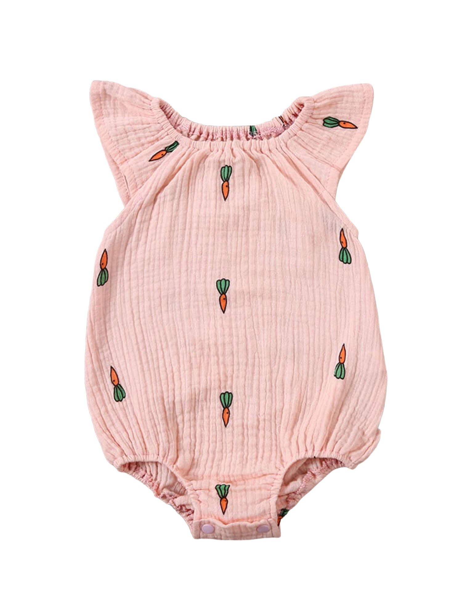 Baby Sommer Kleidung Kleinkind freundlicher Baby Mädchen Blumen- Gesamt Gesamt Bodysuit Baumwolle Leinen kurze Hose Kleidung: D / 12m