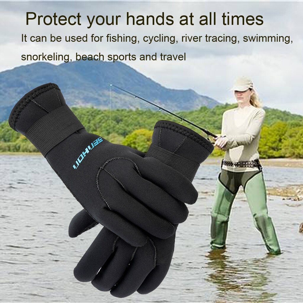 Diving Gloves Neoprene Water Swimming Snorkeling Surfing Cold-proof