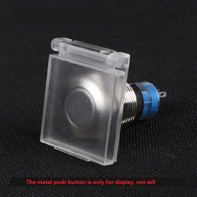 Waterdichte Bescherming Cover voor 16mm Metalen Drukknop Transparante Beschermhoes Stofdicht