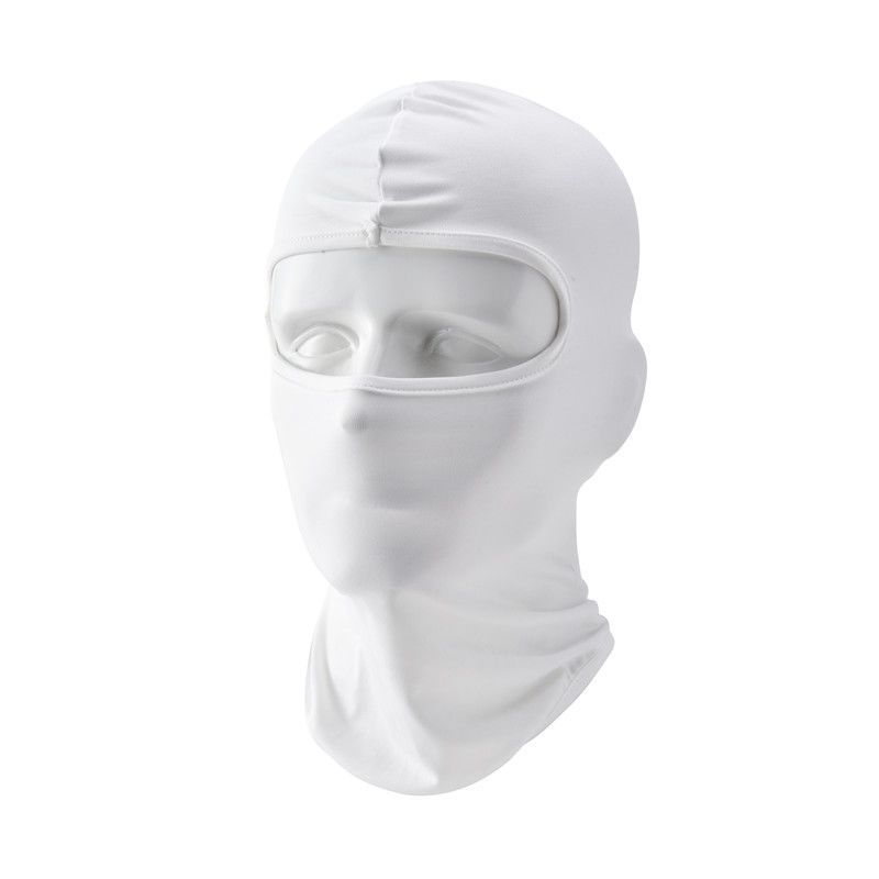 Motorcycle Men's Balaclava Winter Scarves Windproof Breathable Cycling Ski Biker Shield Helmet Woman Full Face Cover Neck Warmer: white