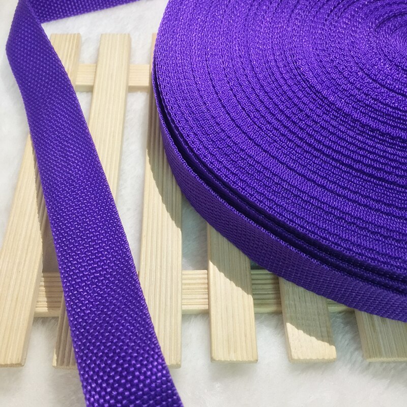 10 Yards/Roll 30mm Wide Strap Nylon Webbing knapsack Strapping Bags Crafts: Purple