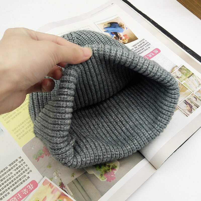 COKK Wollen Muts - Effen Patroon - Warme Wintermuts voor Dames - Casual, Skiën, Wandelen
