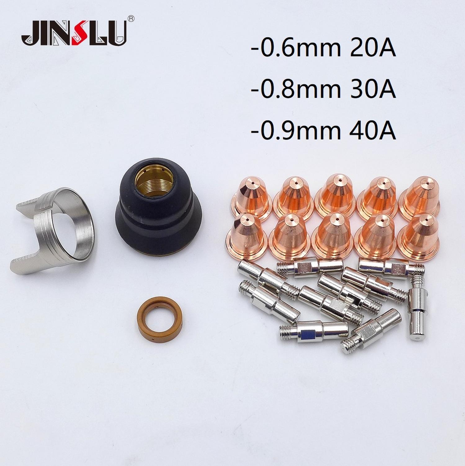 JINSLU S45 Plasma Torch Cutter Tips CUT55 CUT55i PT-40 PT40 IPT-40 PT-60 PT60 PTM-60 IPT-60 HC4000 Fit Telwin Plasma 34