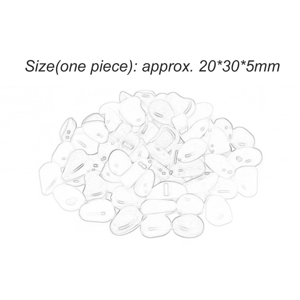 100/200/300 sztuk świecące w ciemności kamienie świecące kamienie fluorescencyjne jasne kamyki świecące kamienie robić akwarium ogród dekoracji