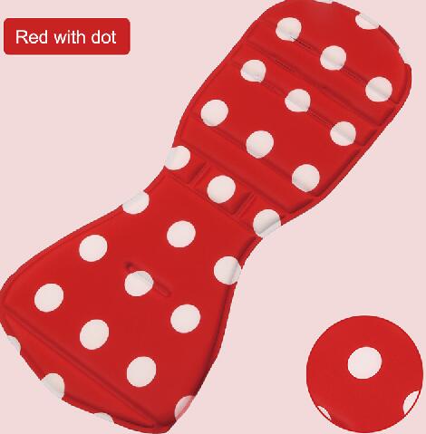 Baby stroller seat cushion babyzen yoyo yoya pram pad accessories accesorio carro bebe: red with dot
