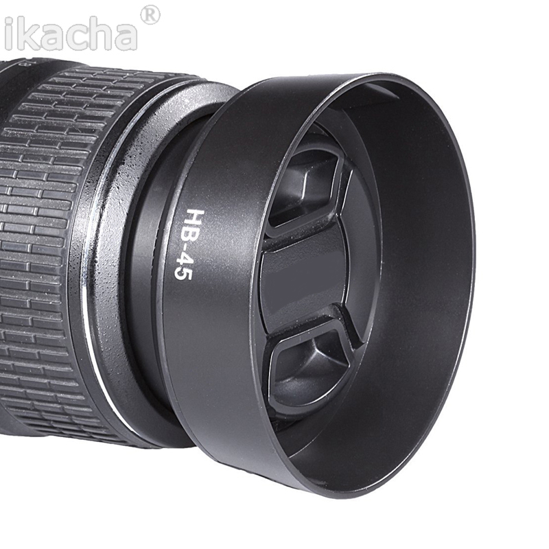 HB-45 HB 45 HB45 Paraluce per Nikon D3100 D5100 D5200 D3200 18-55mm DX/f/ 3.5-5.6g VR Obiettivo Della Macchina Fotografica SLR