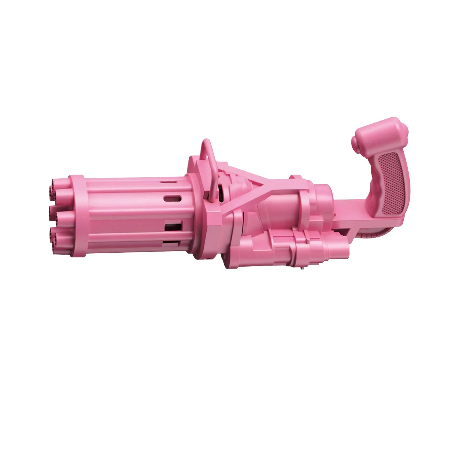 Elektrische Bubble Gun Speelgoed 8-Gat Bubble Maker Automatische Bubble Gun Rijke-Bubble Gatling Gun Waskolf Grappig Gun-Vormige Bubble Machine: Pink