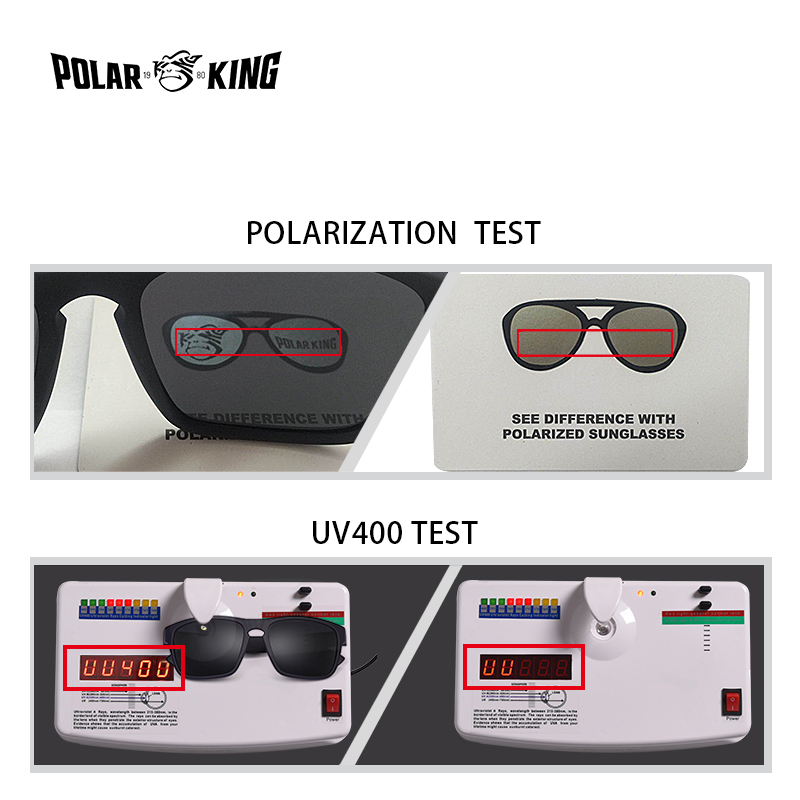 POLARKING, gafas de sol polarizadas para hombres, gafas de sol de plástico, gafas de sol cuadradas a la para hombres, gafas de sol de viaje