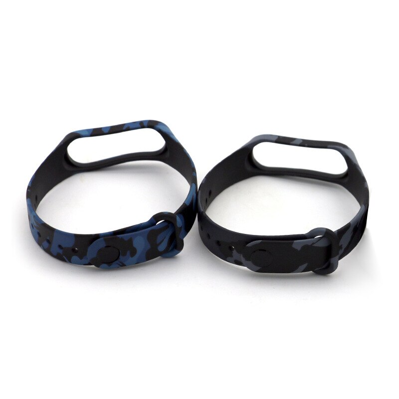 M4 Smart Bracelet Replace Silicone Wrist Band Smart Bracelet Accessories Camouflage Bracelet Wrist band Strap Fitness Equipments