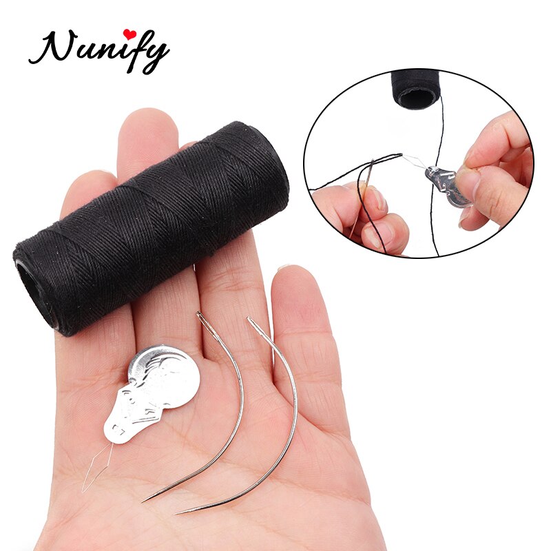 Nunify Threader Thread Guide Tool With Making Wig/Closure/Weave Thread Guide Knitting Accessories Threader Needle Device Thread