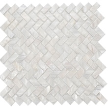 2mm tykkelse sildeben hvid perlemor shell køkken backsplash moppe 123 ferskvand muslingeskal vægflise