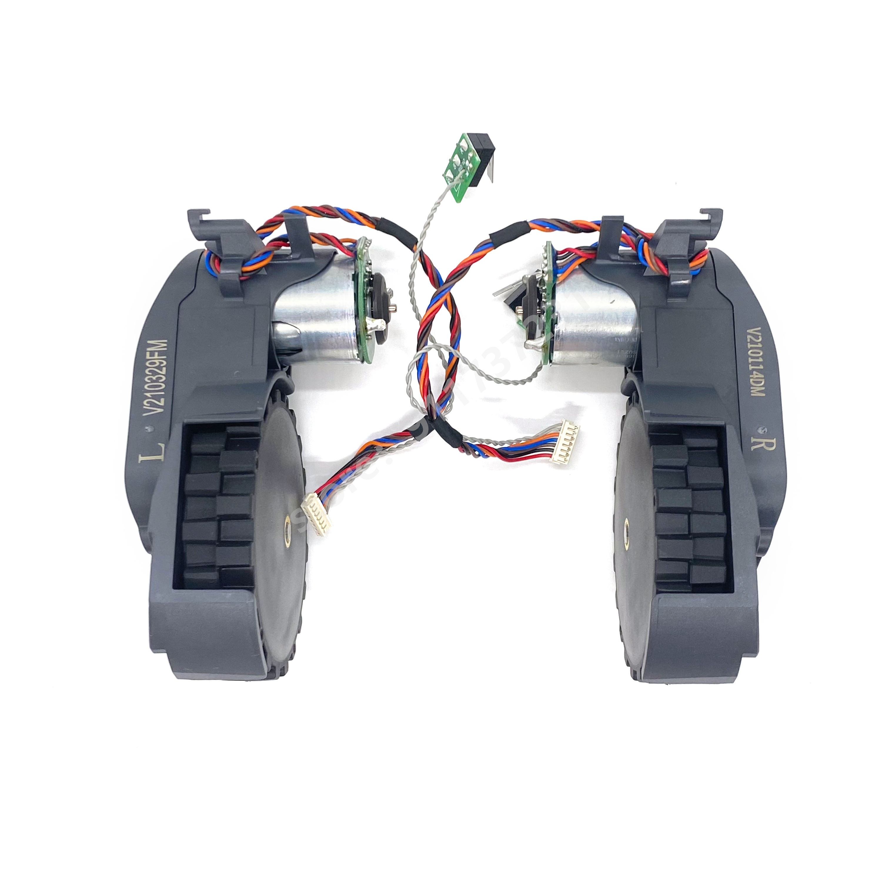 Rueda de pieza Original para Roborock S5 MAX, accesorios S50 MAX S55 MAX, repuestos, rueda de viaje derecha e izquierda S6 Pure S45 Max: Gris claro