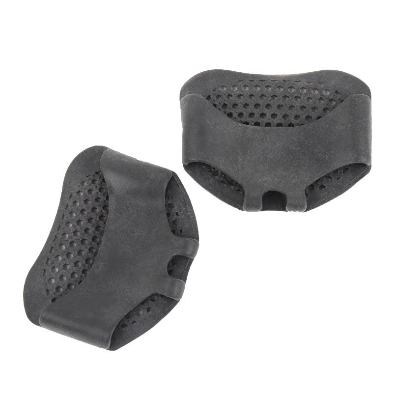 1Pair Silicone Toe Separator Pain Relief Cushion Soft Gel Forefoot Pads Invisible Shoes Slip Resistant Insole Foot Care Pedicure: black