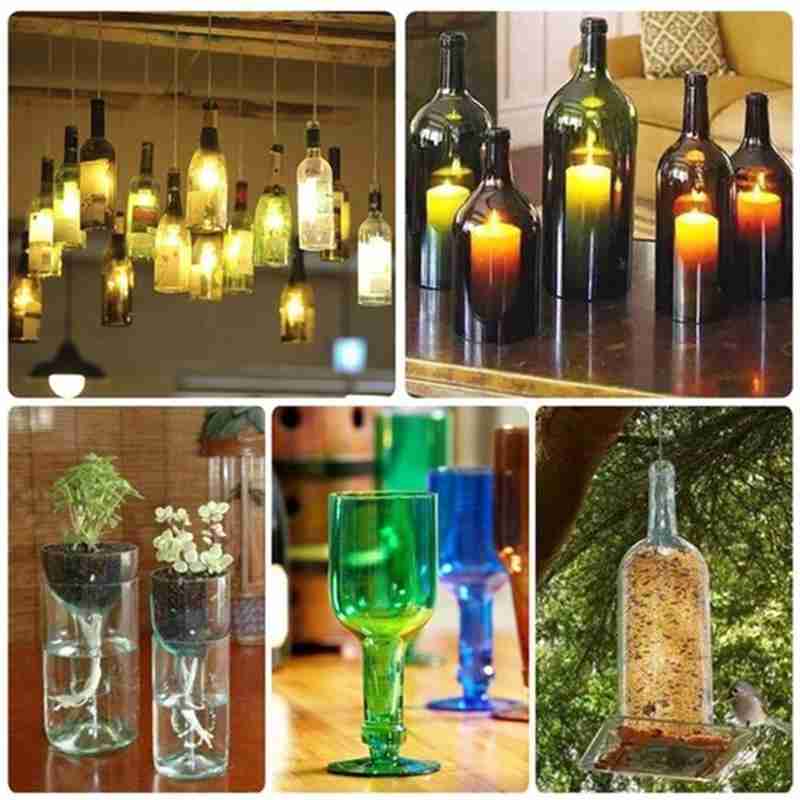 Herramienta de corte de botellas de vidrio, cortador de botellas de vino DIY, herramienta de corte, máquina cortadora de vidrio,
