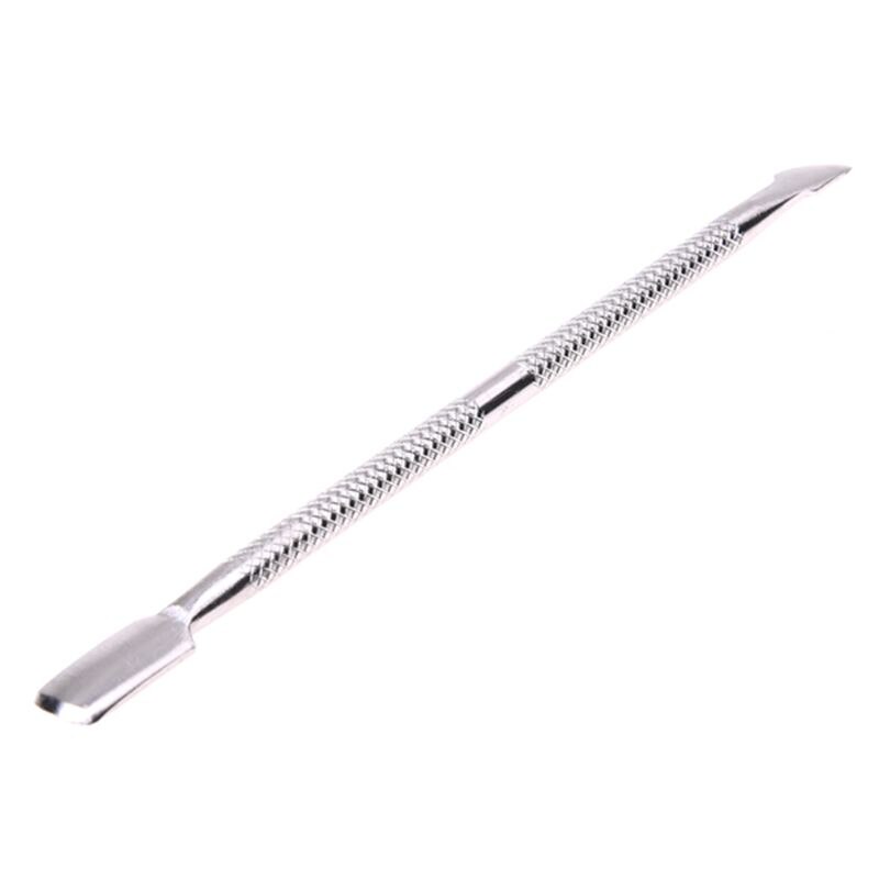 Rvs Nail Cuticle Remover Lepel Pusher Manicure Pedicure Care Tool Kit 12Cm