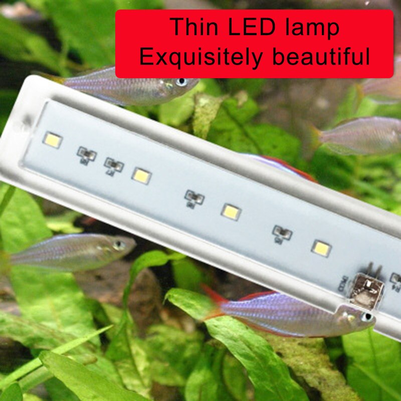 Led Aquarium Lamp Plantaardige Licht Past Tanks 38 Mm Dikte Aquatic