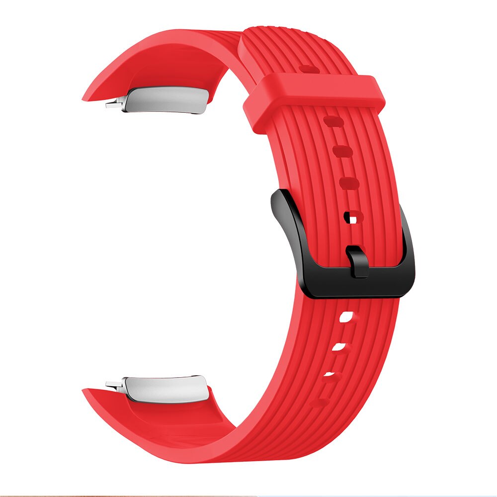 Für Samsung Galaxy Getriebe Fit2 Pro Uhr Band Handgelenk Armband Smartwatch für Getriebe Fit 2 SM-R36 Ersatz Silikon Armband Armband: Rot / L